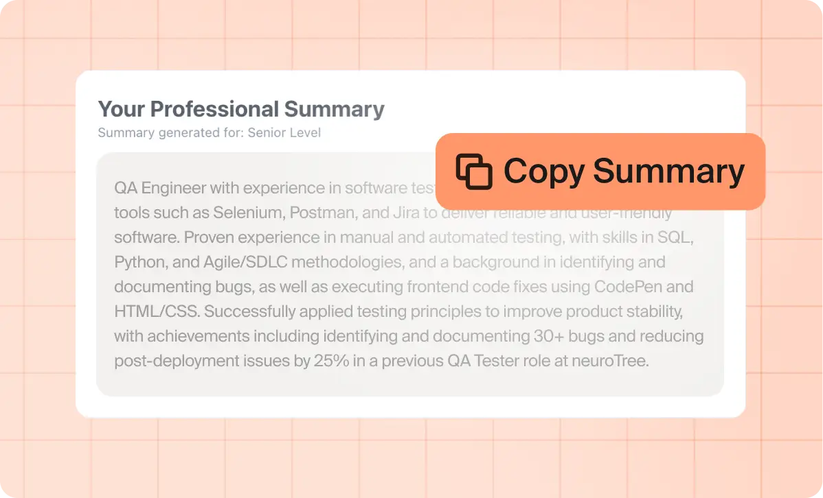 Resume Summary Generator